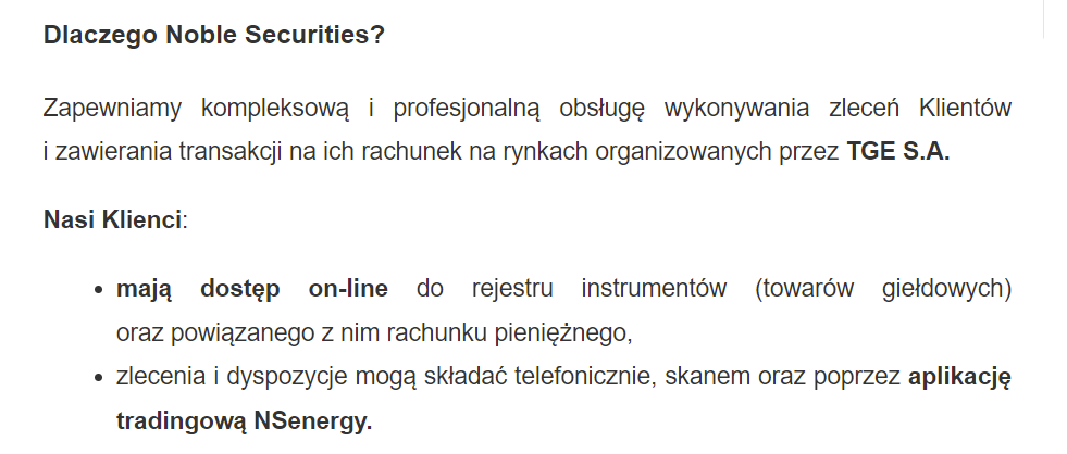 Fot. Screen / noblesecurities.pl (z dnia 19.05.2022)