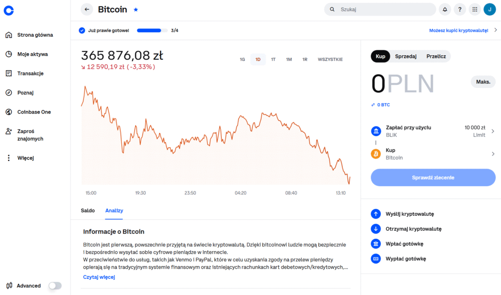 Podstawowy Coinbase