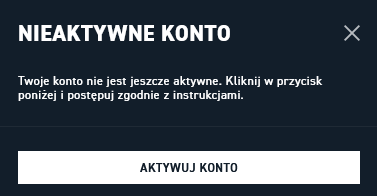 Aktywacja konta