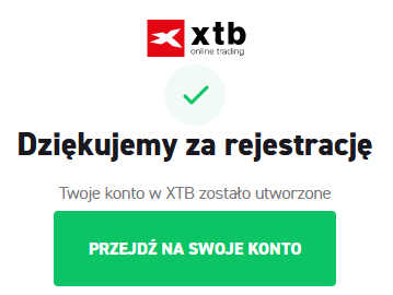 Potwierdzenie utworzenia konta