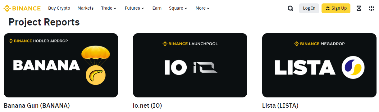 Platformy do analizy krypto BINANCE