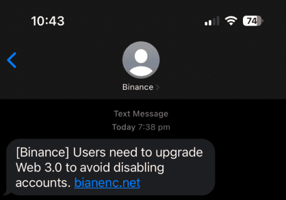 Binance spoofing