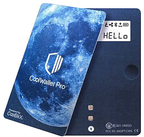 CoolWallet Pro wodoodporny