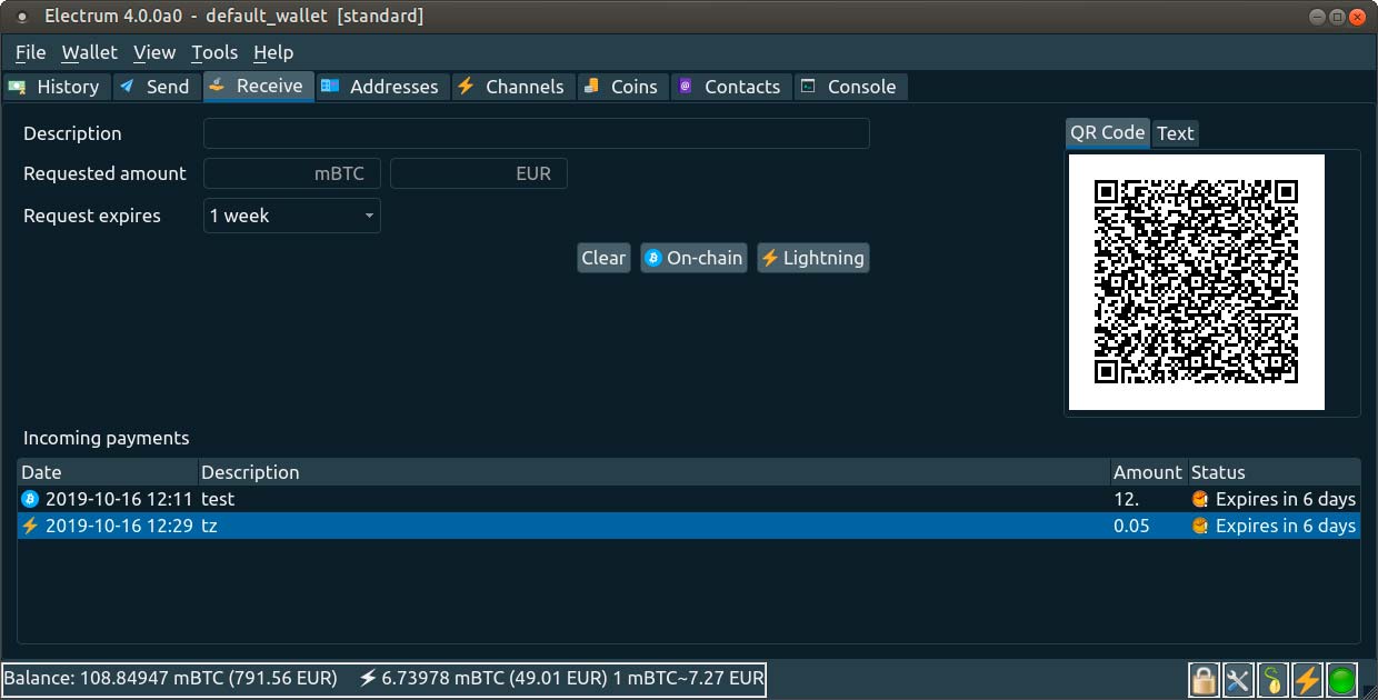 Electrum portfel Bitcoin