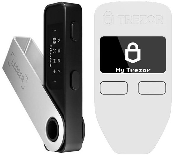 Ledger Nano S vs Trezor Model One