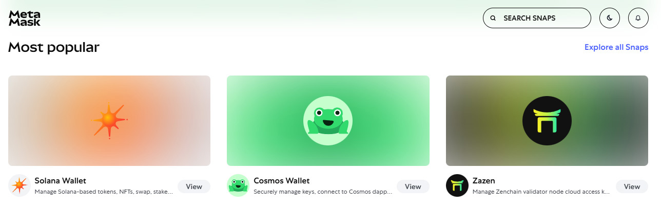 Metemask Snaps 1