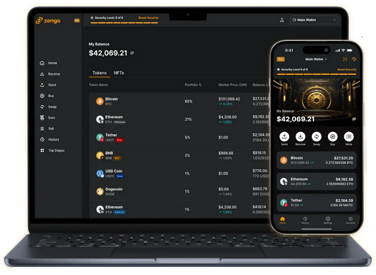 Portfel ZenGo bez frazy seed