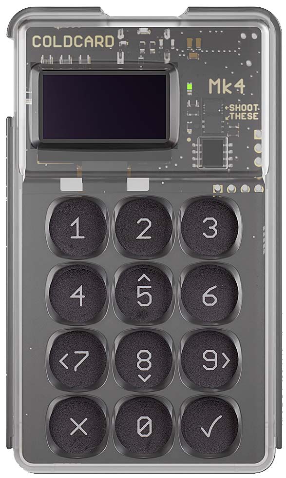 Portfel sprzętowy Coldcard Mk4