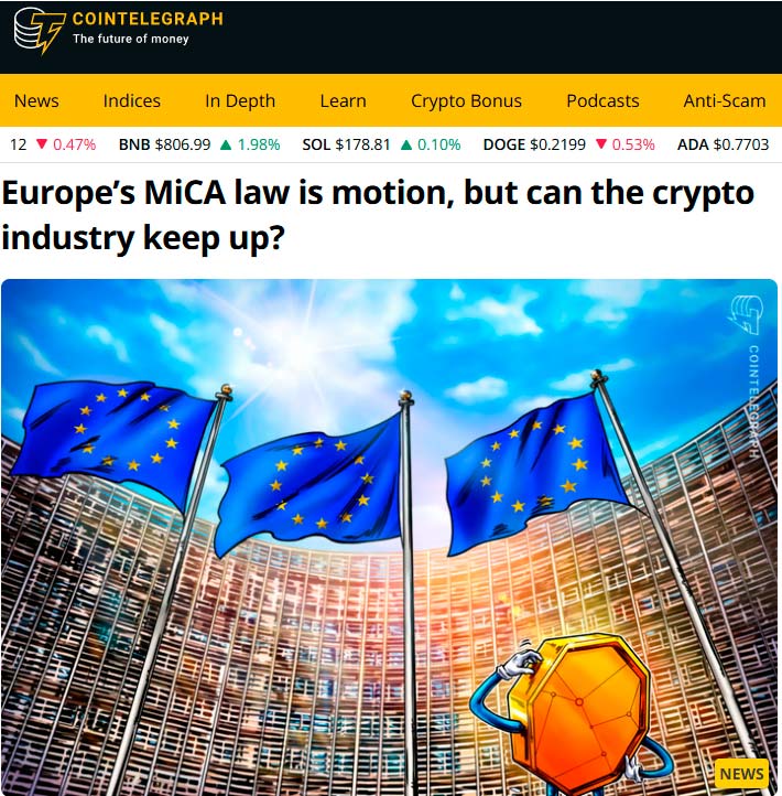 MICA i anonimowe portfele krypto