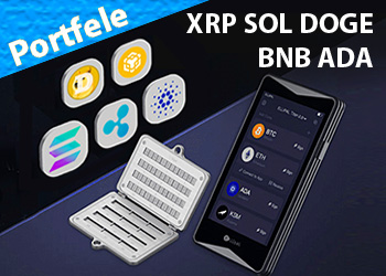 Portfele do XRP, Solany, Dogecoina, BNB, Cardano BIG