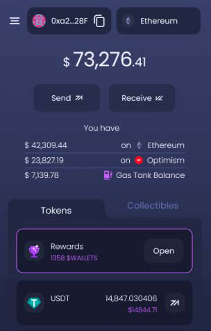 Portfel Chain Abstraction Ambire