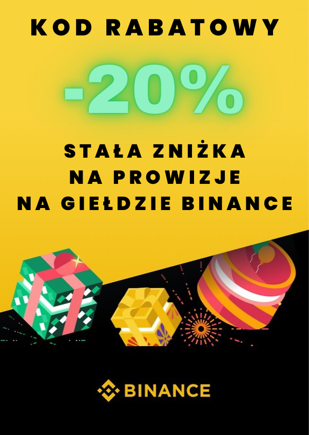 Binance - kod rabatowy -20%
