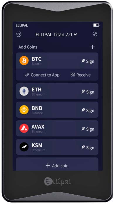 Portfel AirGap Ellipal Titan