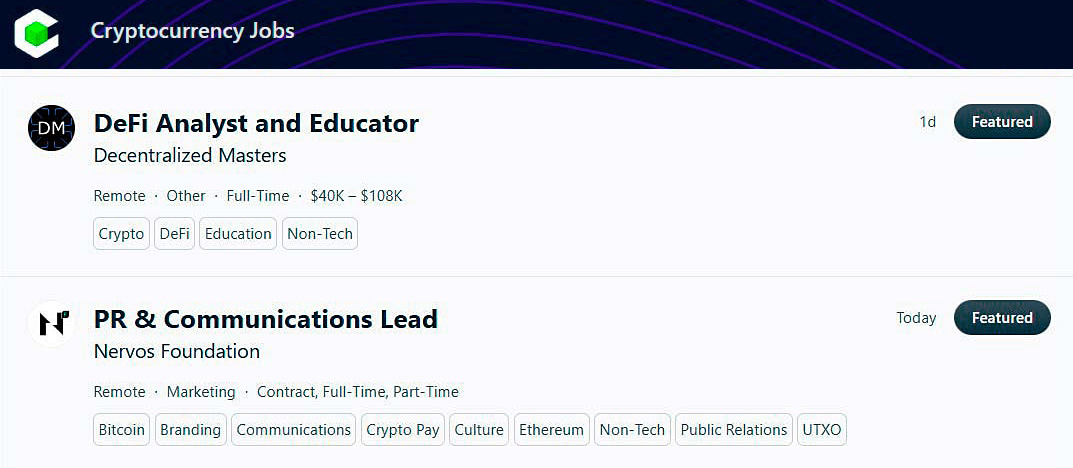 Gdzie szukać pracy w krypto