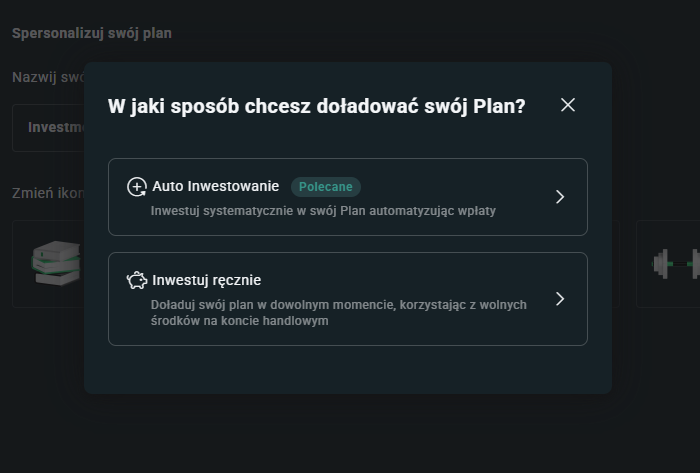 Wybór sposobu inwestowania i wpłaty