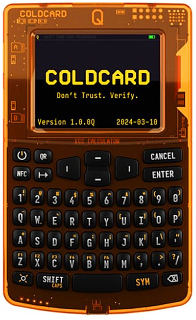 Najlepszy portfel Bitcoin ColdCard