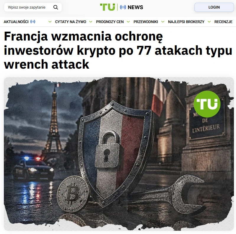 Bitcoin wrench attack idea