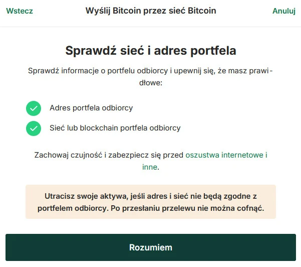 Bitpanda jak wypłacić BTC