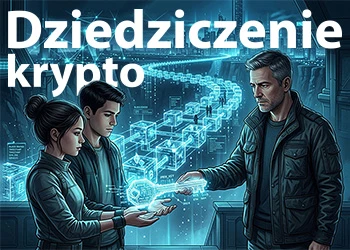 Przekazanie klucza - alegoria dziedziczenie kryptowalut