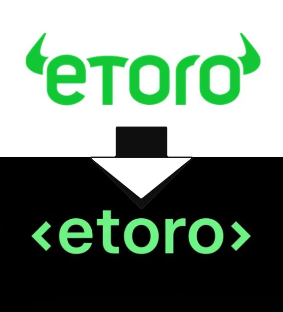 Stare i nowe logo eToro