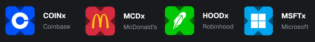 Tokenizowane akcje xStocks: COINx, MCDx, HOODx i MSFTx od Backed Finance